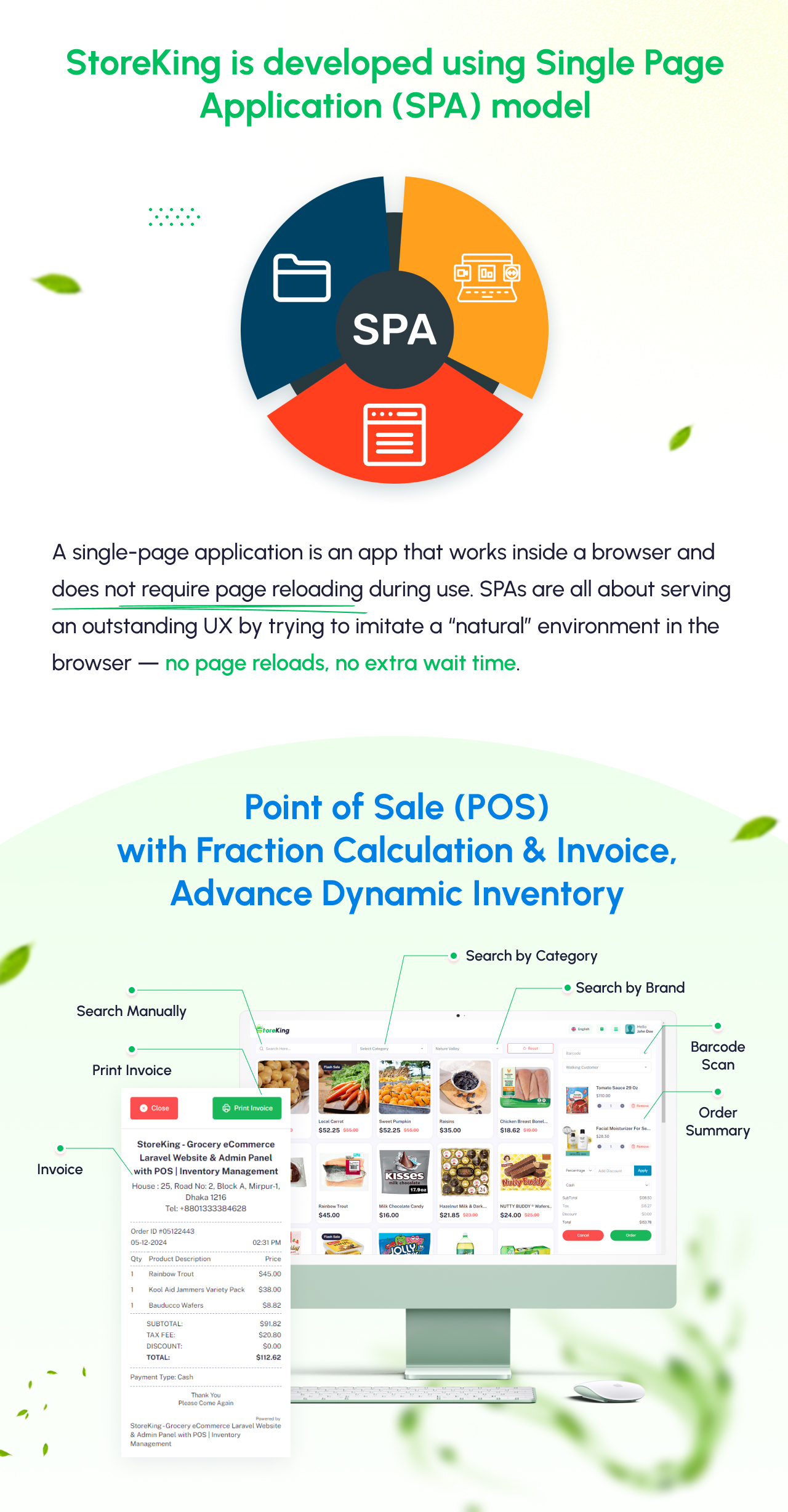 SPA or single page application